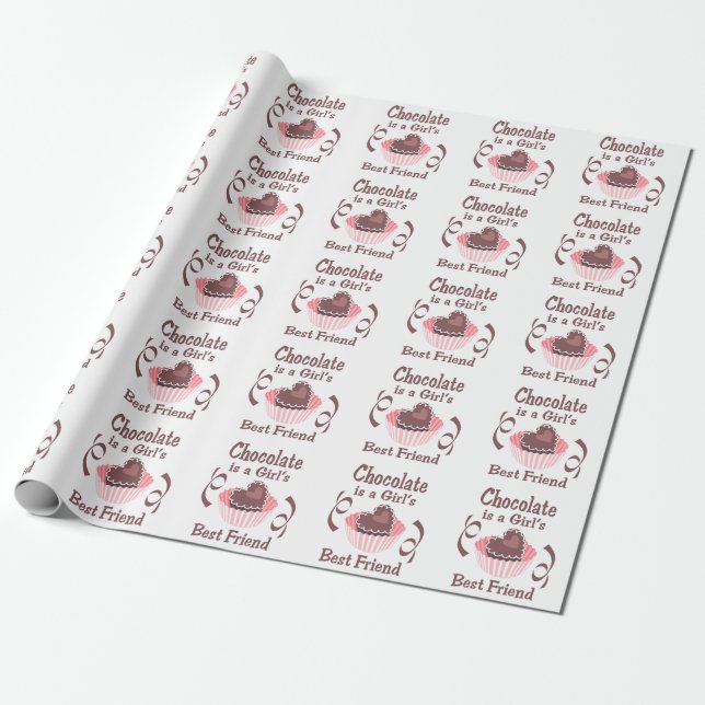 Papier Cadeau Chocolat (Déroulé)