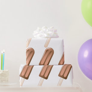 Papier Cadeau Chocolat Popsicle Ice Cream Bar