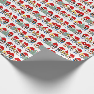 Papier Cadeau Chorale de Noël pour enfants