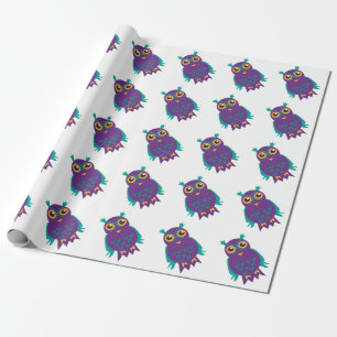 Papier Cadeau Chouettes