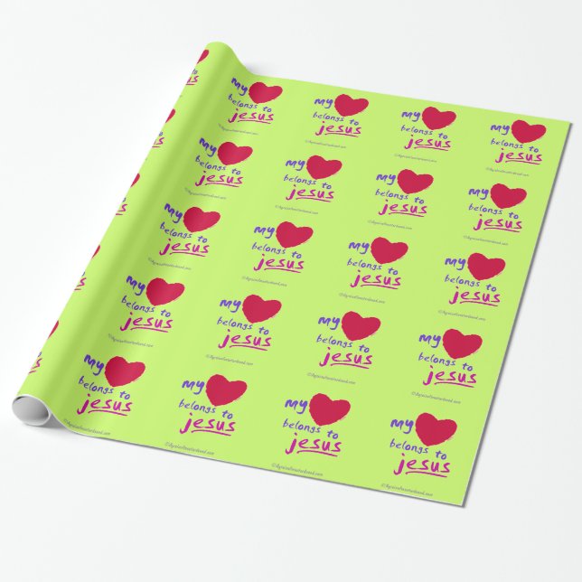 Papier Cadeau Chrétien inspiré (Déroulé)