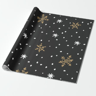 Papier Cadeau Christamas Snowflakes Matte Wrapt