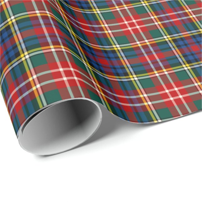 Papier Cadeau Christie Clan Tartan (Coin rond)