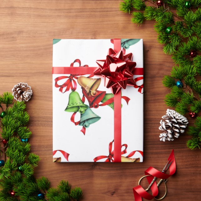 Papier Cadeau Christmas Bells (Cadeau de vacances)