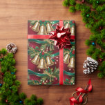 Papier Cadeau Christmas Bells<br><div class="desc">"Christmas Bells Wrapping Paper" Notre papier d'emballage de Noël est la façon parfaite de faire de vos cadeaux leur meilleur ! Quelle meilleure façon de faire ressortir vos cadeaux cette période de fêtes !</div>