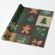 Christmas Block Christmas Wrap