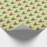 Papier Cadeau CHRISTMAS CADEAU renne mignon roux nez rouge rudol<br><div class="desc">par kat massard >>> www.simplysweetpaperie.com <<<</div>