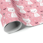 Papier Cadeau Christmas Cat<br><div class="desc">Papier d'emballage pour chats de Noël - Notre papier d'emballage magnifiquement imprimé est livré dans un ensemble de trois feuilles prédécoupées commodément. Idéal pour l'emballage cadeau,  les faveurs de fête,  ou faire de votre prochain projet d'artisanat créatif do-it-yourself vraiment se démarquer!</div>