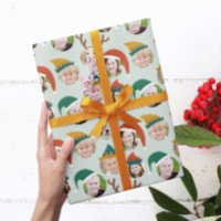 Christmas Crew Custom Six Photo Funny Holiday Cade