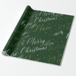 Papier Cadeau Christmas Joy Wrapping Paper<br><div class="desc">The joy of giving is made more wonderful when your gift is wrapped in beautiful paper. This design was created with you and your recipients in mind.</div>