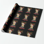 Papier Cadeau Christmas Mooey Joyeux Noël Highland Cow Matching<br><div class="desc">C'est un gant de Christmas. Votre famille,  les amis ou les children aimeront que vous fassiez ce que vous voulez. Wishing you and your familiy and friends a Merry Christmas.</div>