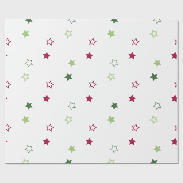 Papier Cadeau Christmas pattern  (Plat)