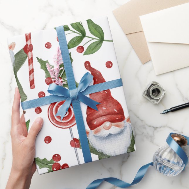 Papier Cadeau Christmas Pattern Illustration (Cadeaux)