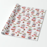 Papier Cadeau Christmas Snow global water color wrapping paper<br><div class="desc">Beautiful snow globes in water color,  to bring the ultimate nostalgic christmas cheer. Make everyone feel special when they receive a gift wrapped with this unique wrapping paper.</div>
