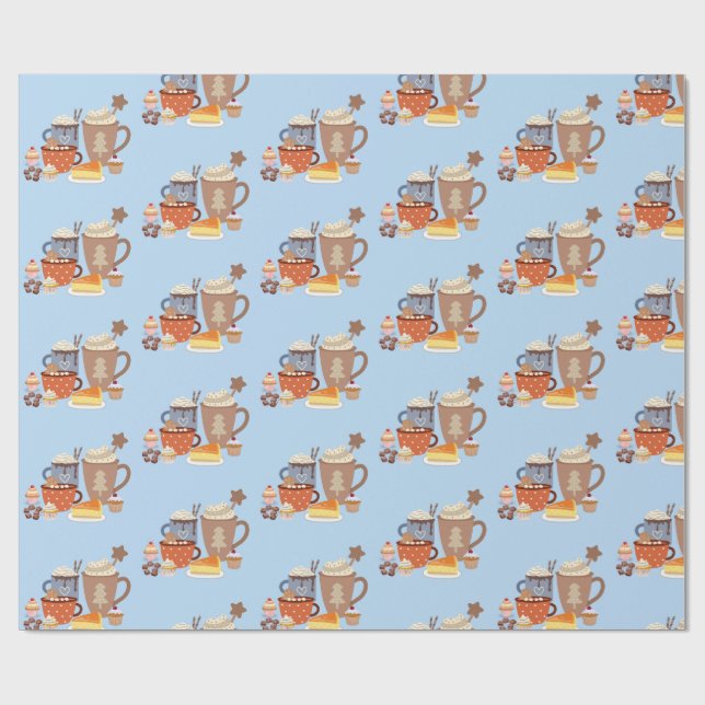 Papier Cadeau CHRISTMAS Wrapping Paper  (Plat)