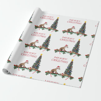 Papier Cadeau Christmas wrapping paper, wildlife
