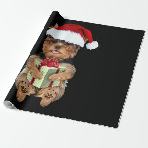 Papier Cadeau Christmas Yorkie - Yorkshire Terrier Funny Dog