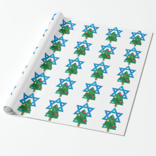 Papier Cadeau christmukkah hanoukka