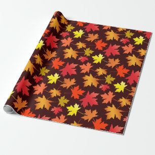 Papier Cadeau Chute d'Autumn