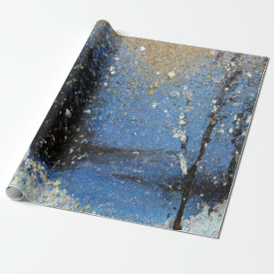 Papier Cadeau Chute de neige