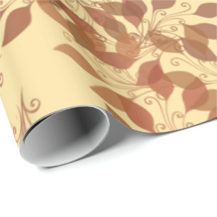 Papier Cadeau Chute des Feuilles