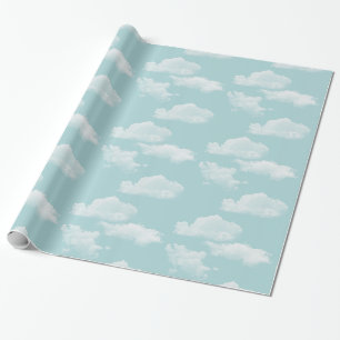 Papier Cadeau Ciel bleu avec des nuages