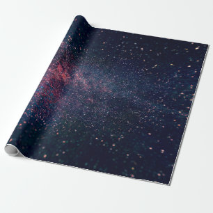 Papier Cadeau Ciel bleu rempli d'étoiles