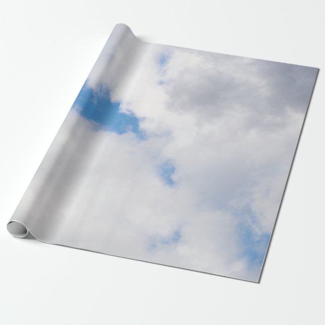 Papier Cadeau Ciel couvert (Déroulé)