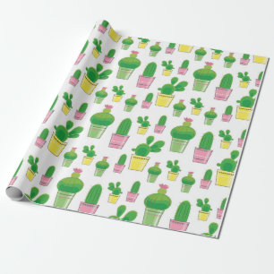Papier Cadeau ciel de cactus