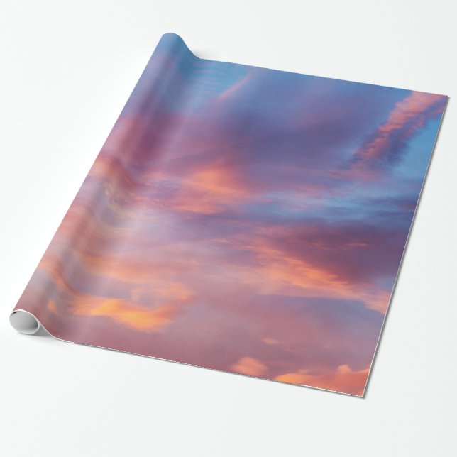 Papier Cadeau ciel flirty (Déroulé)