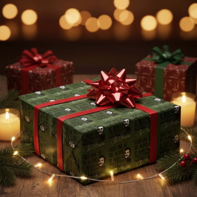 Papier Cadeau Citation De Che Guevara - Chacune Ne Vaut Rien (Créateur téléchargé)