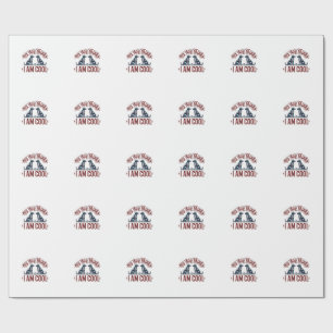 Papier Cadeau Citation de chien drôle Gravure vintage Design de
