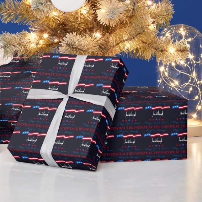 Papier Cadeau Citation drôle « Ils ne savent pas ce qu'ils font  (Vacances)