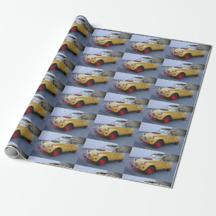 Papier Cadeau Citroën 2CV Ente jaune amusant