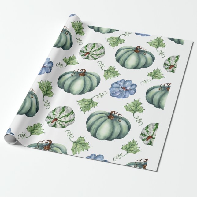 Papier Cadeau Citrouille à thème Halloween (Déroulé)