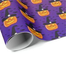 Citrouille d’Halloween Jack o’ Casquette de sorciè