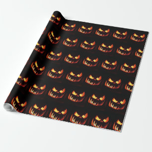 Papier Cadeau Citrouilles d'Halloween