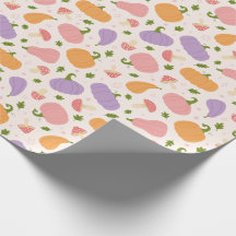 Citrouilles d'Halloween Whimsical et Motif de cham