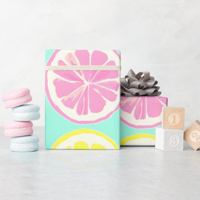 Papier Cadeau Citrus Symphony (Baby Shower)