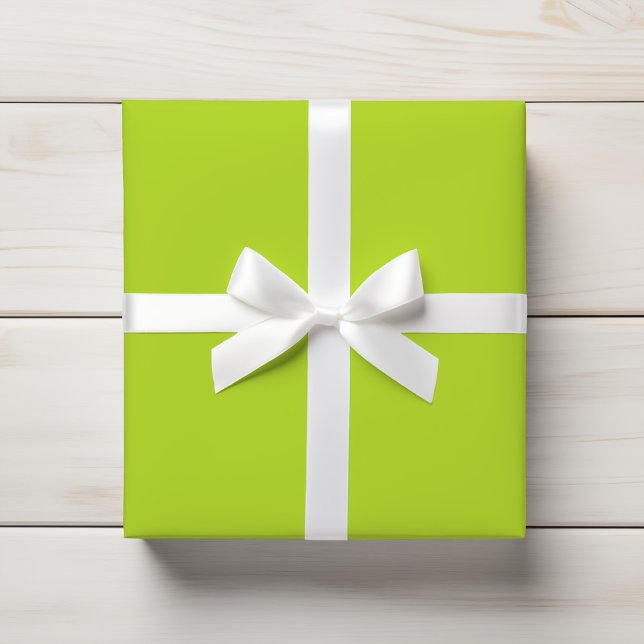 Papier Cadeau Citrus vert brillant et vibrant (Créateur téléchargé)