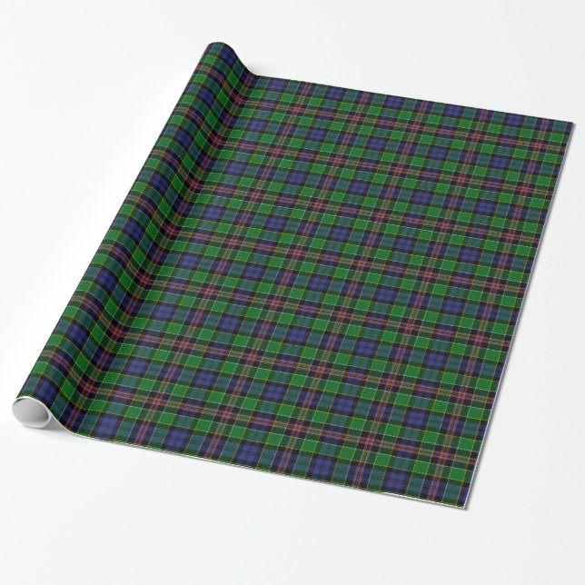 Papier Cadeau Clan Allison Tartan (Déroulé)