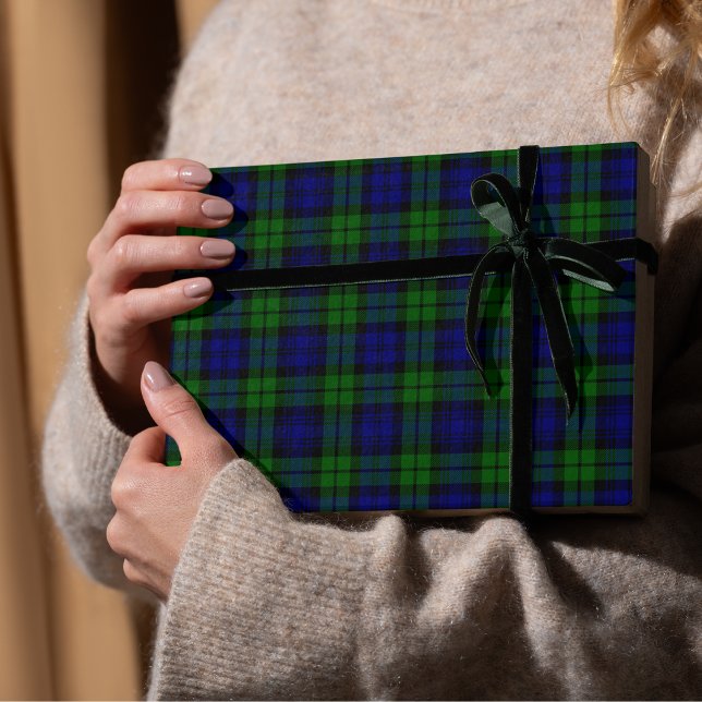 Papier Cadeau Clan Blackwatch tartan Campbell (Blackwatch tartan Campbell clan Wrapping Paper)