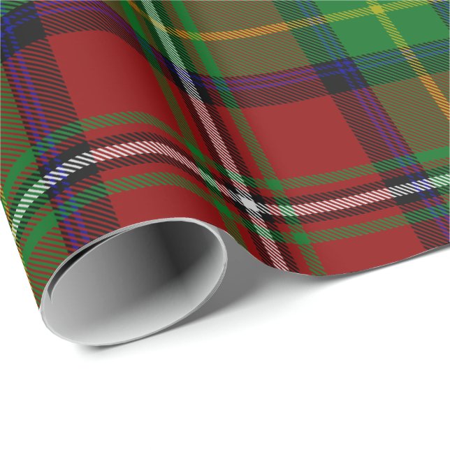 Papier Cadeau Clan Boyd Tartan (Coin rond)
