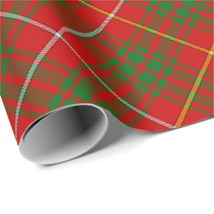 Papier Cadeau Clan Bruce Tartan
