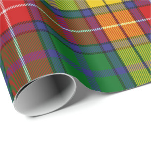 Papier Cadeau Clan Buchanan Tartan