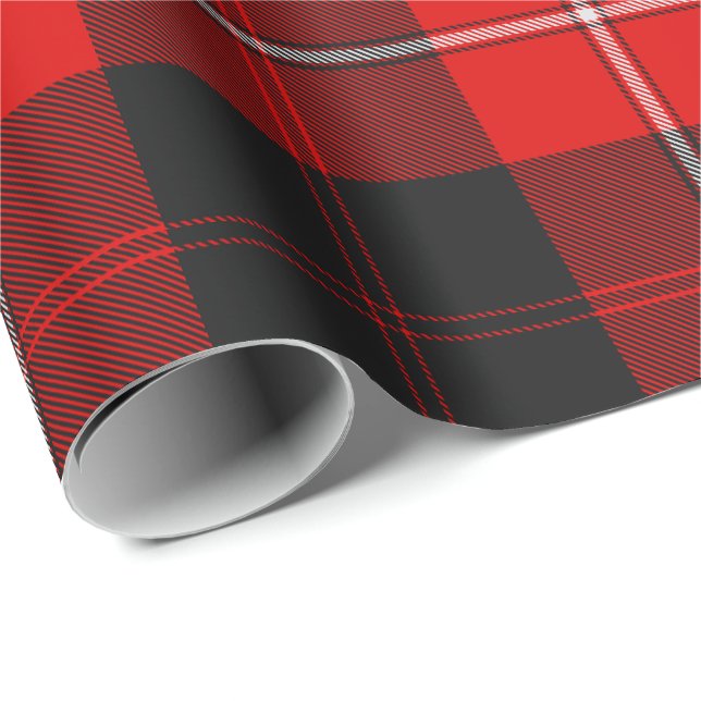 Papier Cadeau Clan Cunningham Tartan (Coin rond)