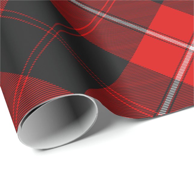 Papier Cadeau Clan Cunningham Tartan (Coin rond)