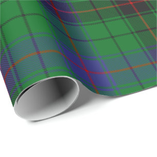 Papier Cadeau Clan Davidson Tartan