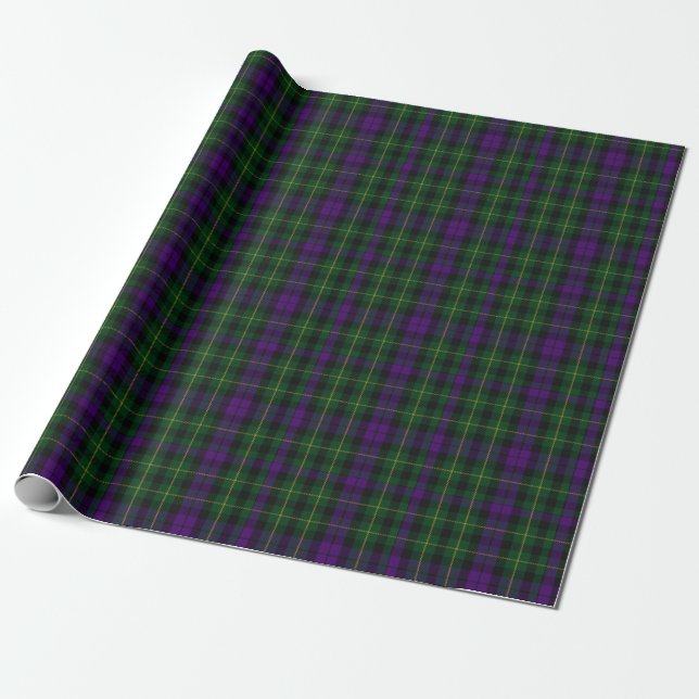 Papier Cadeau Clan écossais Abercrombie Tartan (Déroulé)