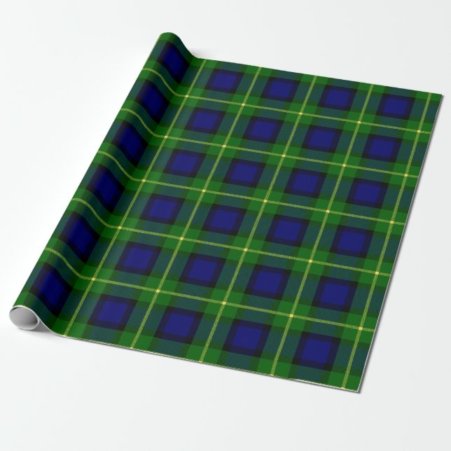 Papier Cadeau Clan écossais Gordon Tartan Plaid (Déroulé)